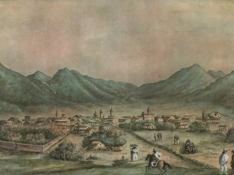 1788-Juan Manuel Besnes e Irigoyen - Veduta della città di Salta